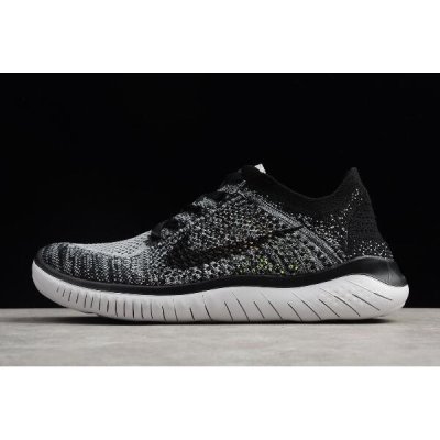 Nike Erkek Free Rn Flyknit Beyaz / Siyah Koşu Ayakkabısı Türkiye - ABK6181F